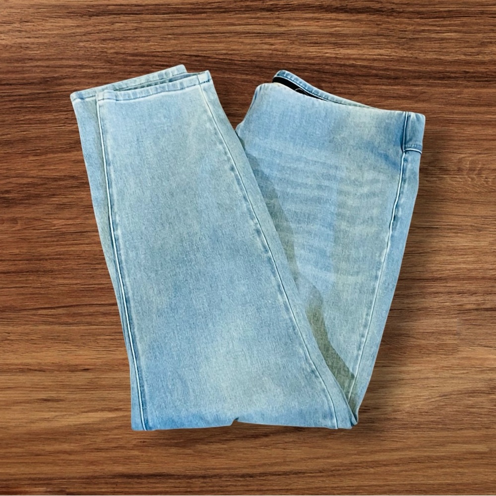 Soft Surroundings Pull On Straight Leg Jeans XL